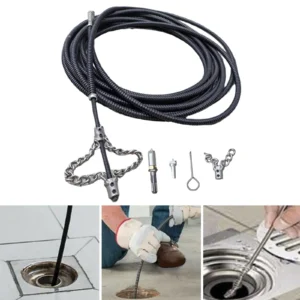 Electrical Drain Cleaner Dredging Sewer Special Tool Tool Solid Chain Dredging Spring Oil Stain Blocking Pipeline Dredging Devic