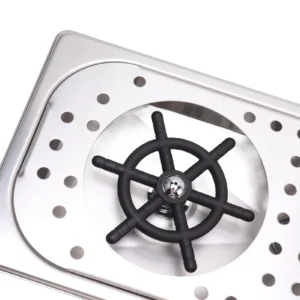 Cup Cleaner Bottle Washer, Stainless Steel Drain Drip Tray Hose Washing Equipment Coffee Shop Bar Glass Sink Rinser