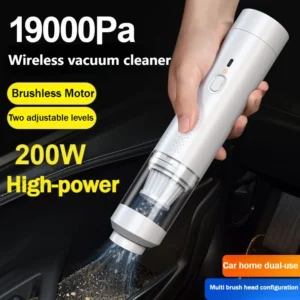 Portable Cordless Handheld Vacuum Cleaner Powerful Suction Car Dust Buster for Quick Cleaning Auto Interior Detailing Tool