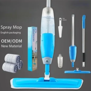 Flat spray mop lazy rotating hand-washable dry and wet dual-use household multi-functional water spray microfiber