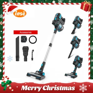 INSE V770 Cordless Handheld Vacuum Cleaner 6-in-1 20KPa Powerful Lightweight Stick Vacuum Flexible LED Headlights for Carpet Bed